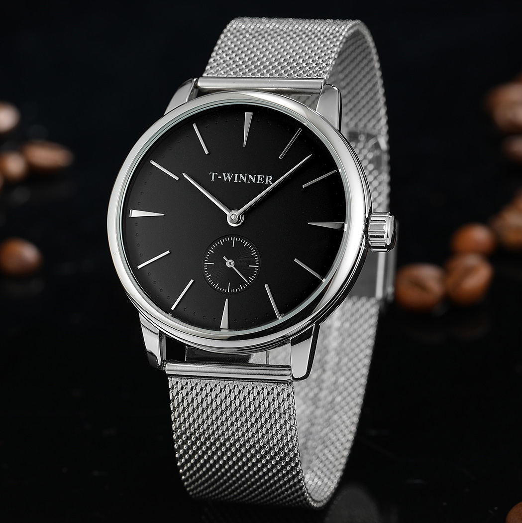 Cartier Watch Tank - Часы наручные WINNER Мужские механические, оригинальные