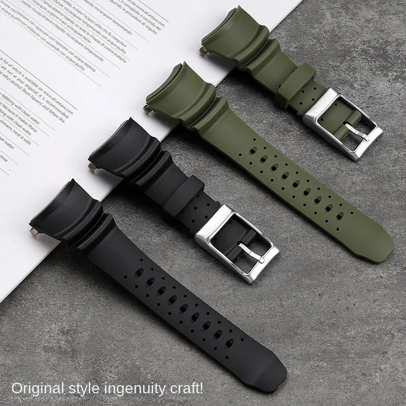 Citizen Watch Promaster - Резиновый ремешок с изогнутым концом для