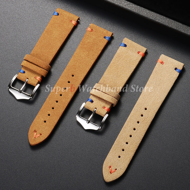 Замшевый кожаный ремешок для ч – обзор и цена Suede Strap Watch