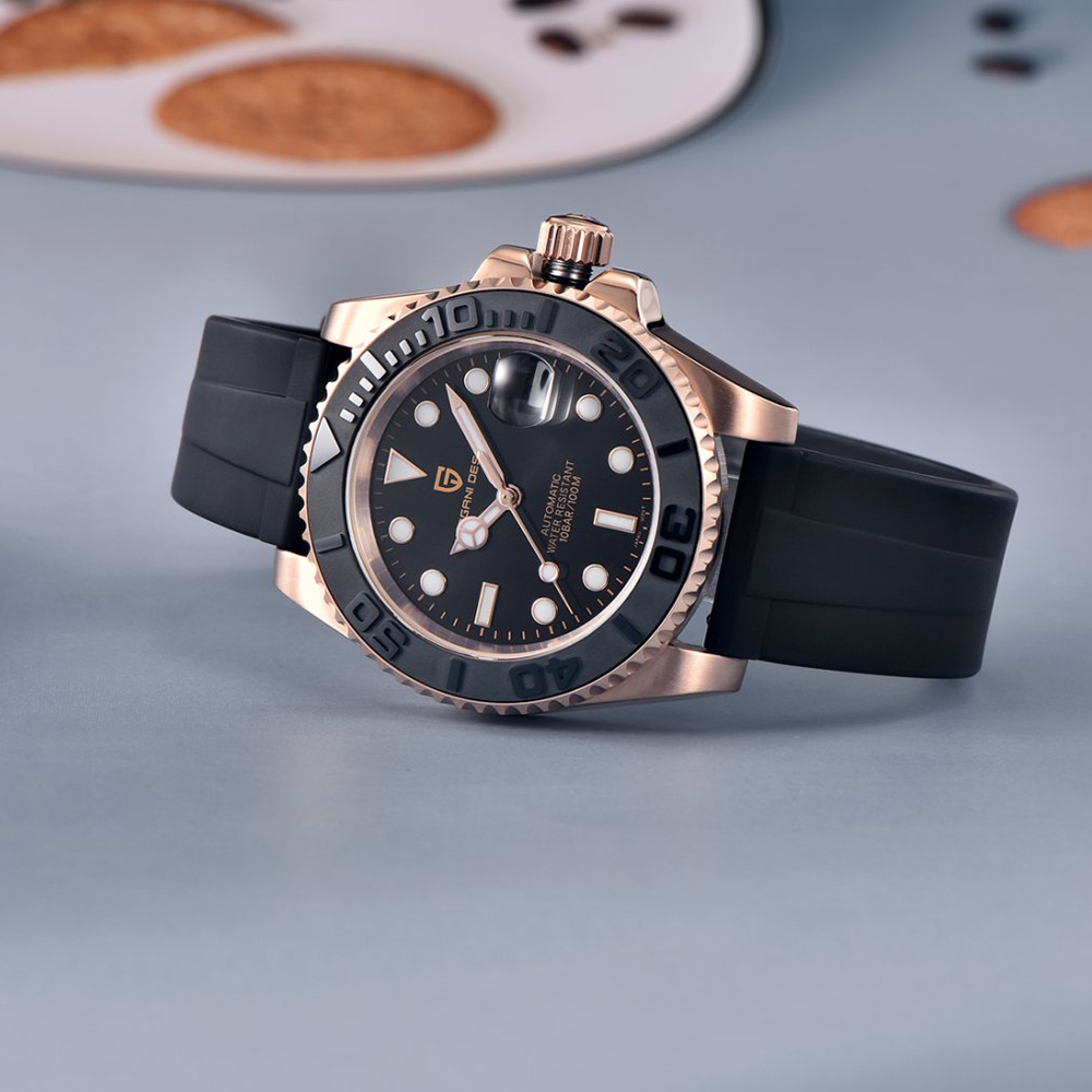PAGANI DESIGN Автоматические ч – обзор и цена Rubber Strap Diver