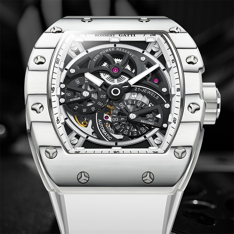 Мужские механические часы BONE – обзор и цена Rubber Strap Diver