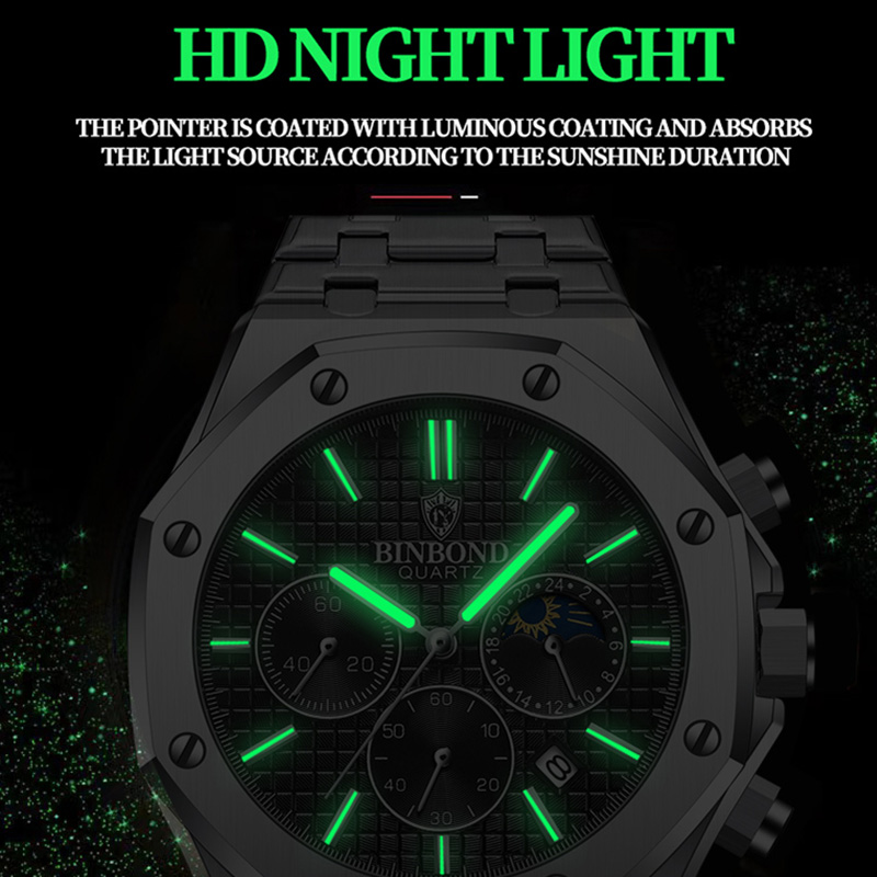 BINBOND качественные мужские ч – обзор и цена Rolex Watch Daytona