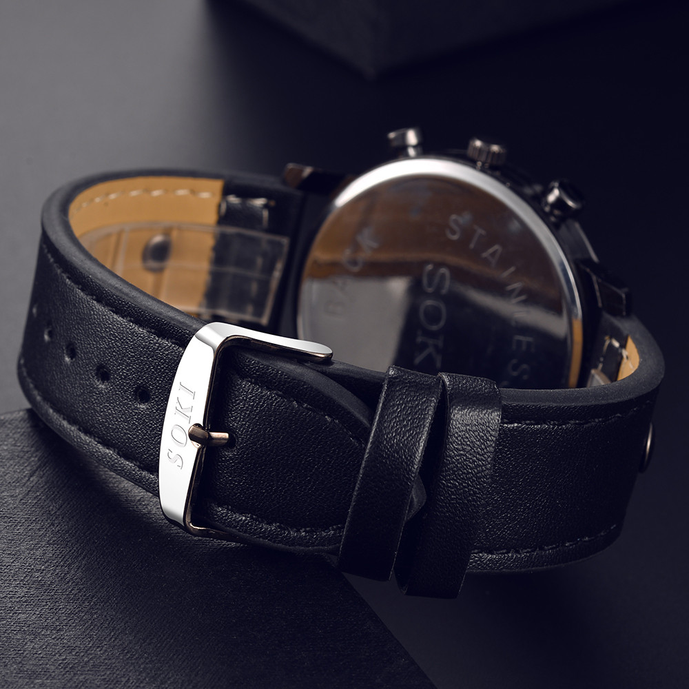 Элегантные мужские часы с кори – обзор и цена Leather Watch Band Men