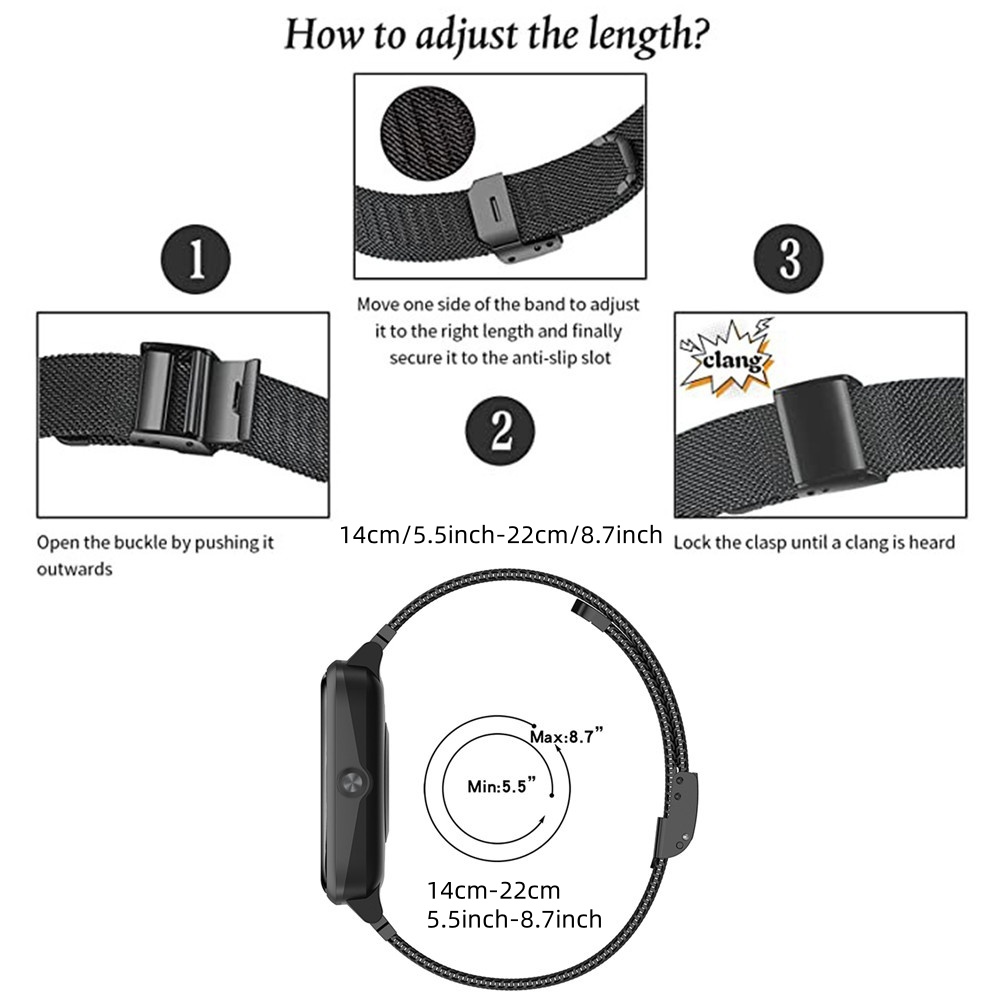 Металлические ремешки для часо – обзор и цена Mesh Strap Metal