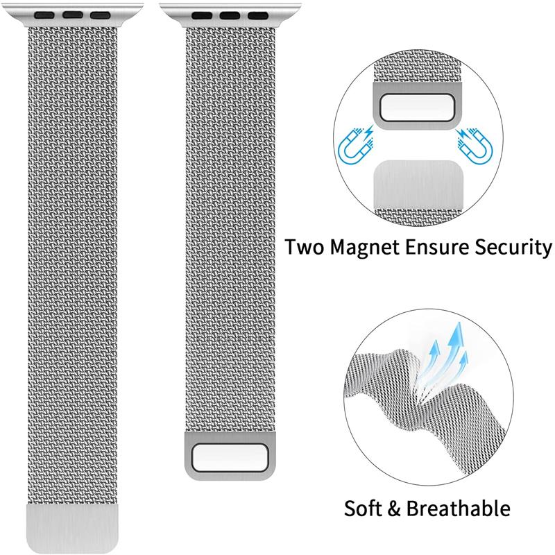 Миланская петля для Apple Watc – обзор и цена Milanese Loop Magnetic